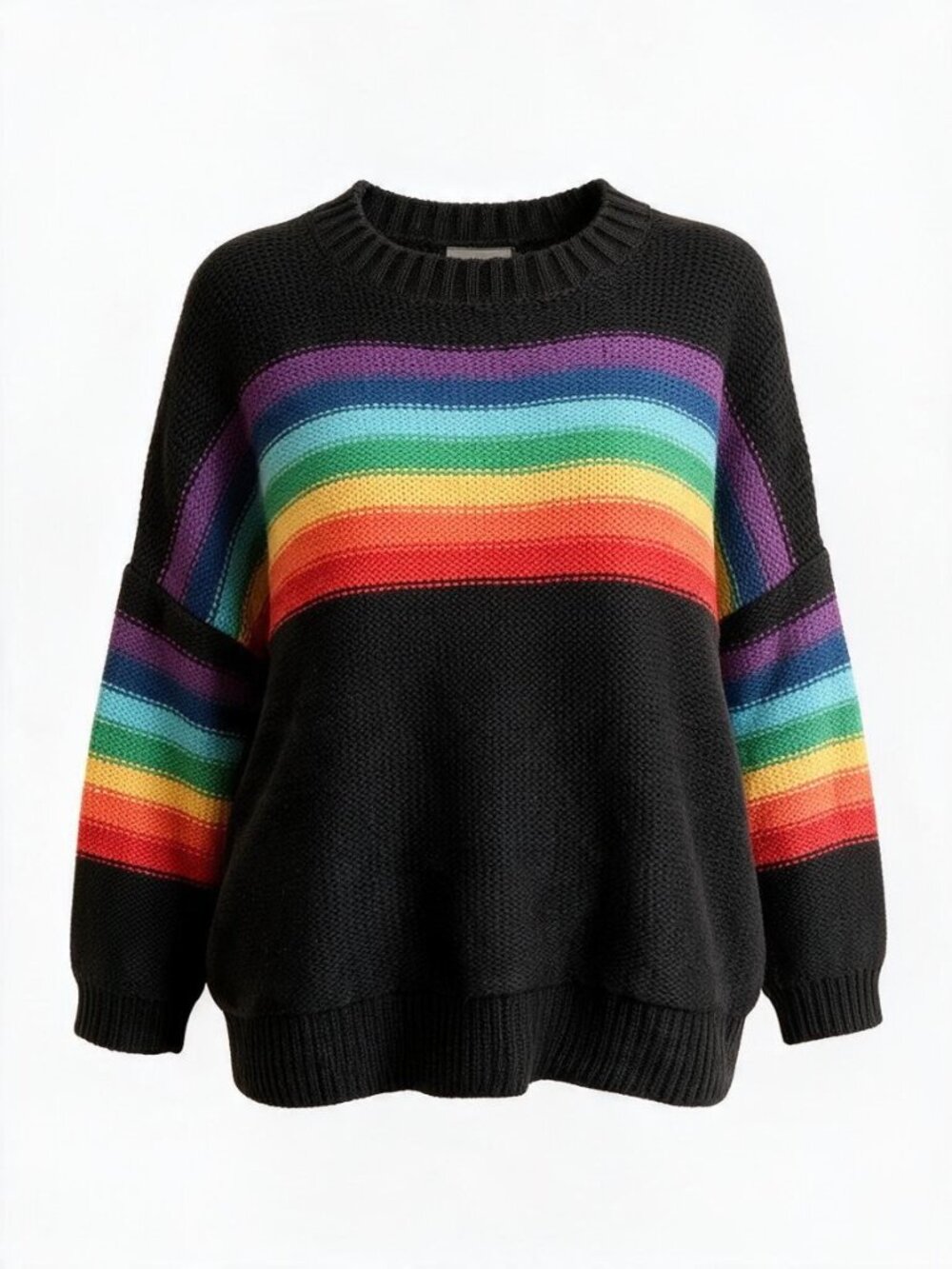 Wooden Ships Chunky Rainbow Sweater